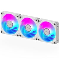 Gigabyte AORUS 120mm White ARGB Fans 3-Pack PWM Daisy-Chain Gigabyte AORUS 120mm White ARGB Fans 3-Pack PWM Daisy-Chain